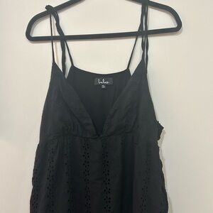 Lulu's Black Mini Dress